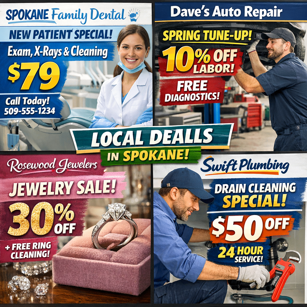Discover Ongoing Deals at Spokane’s Local Businesses